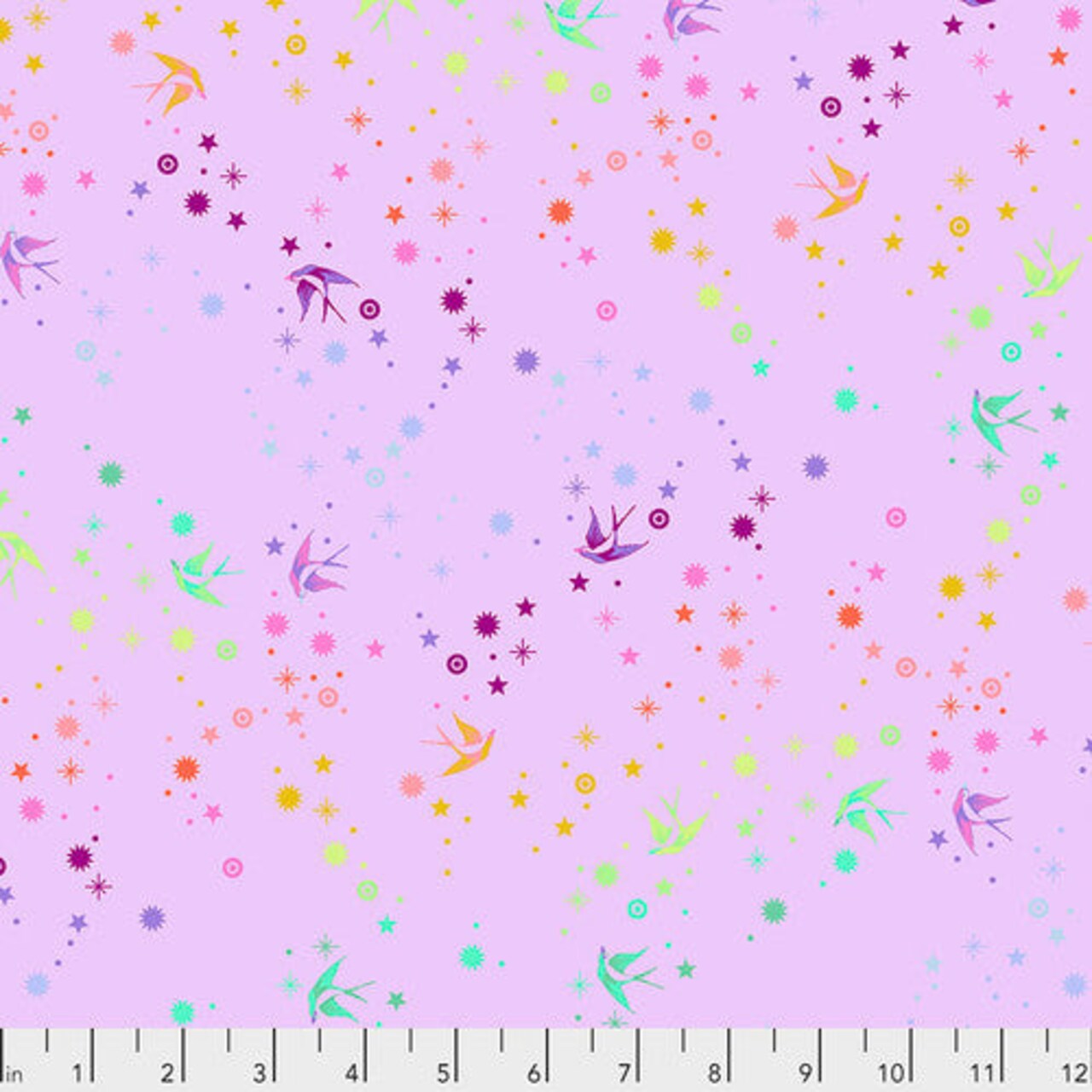 Fabric FreeSpirit Tula Pink Lavender Fairy Dust by the Quarter Yard PWTP133.LAVENDER